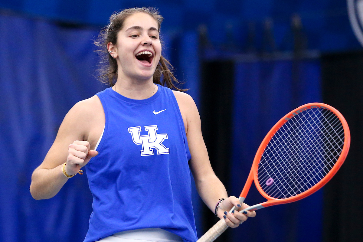 Fiona Arrese.

Kentucky defeats Miami Ohio 5-2.

Photo by Grace Bradley | UK Athletics