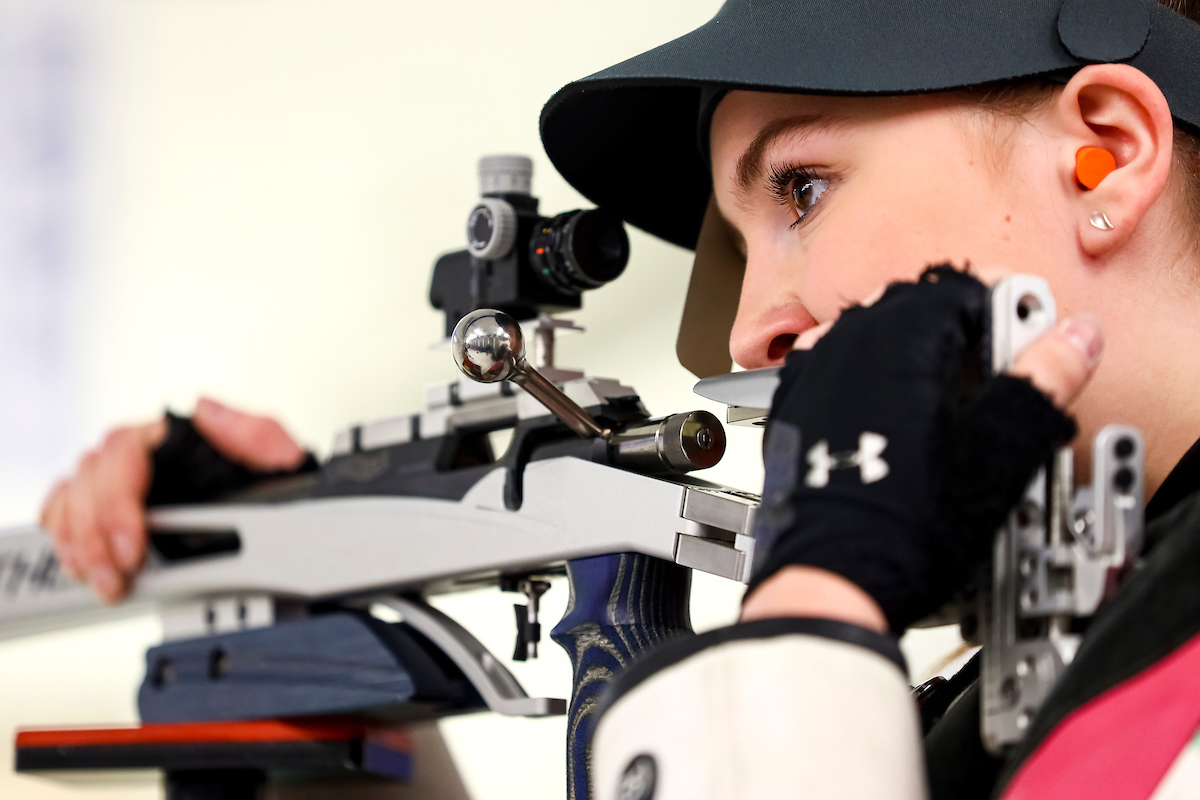 Allison Buesseler. 

Kentucky Rifle vs Morehead St.

Photo by Eddie Justice | UK Athletics