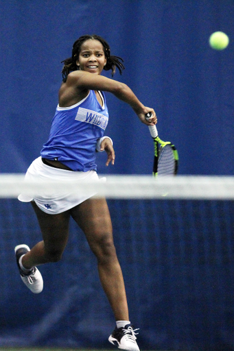 Sedi Jacobs.

The University of Kentucky women's tennis team in action against Alabama on Friday, March 2nd, 2018, at the Boone Tennis Center in Lexington, Ky.

Photo by Quinn Foster I UK Athletics