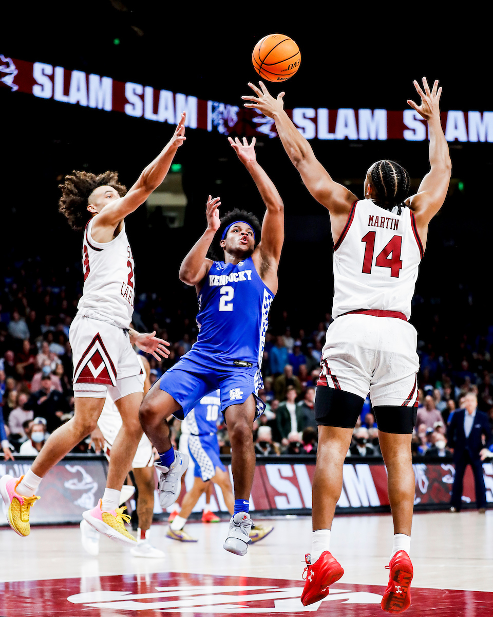 Sahvir Wheeler.

Kentucky beat South Carolina 86-76.

Photos by Chet White | UK Athletics