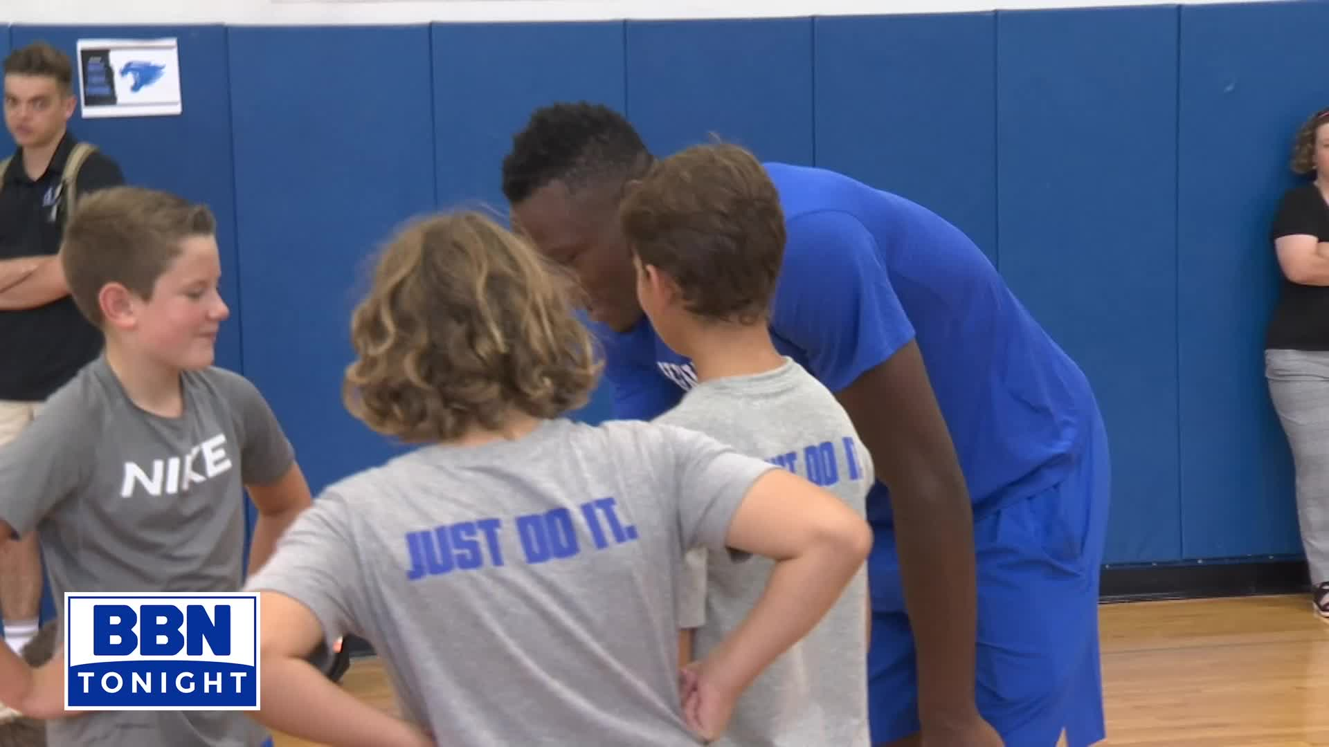 MBB: BBN Tonight - Oscar Tshiebwe Mic'd Up at Camp