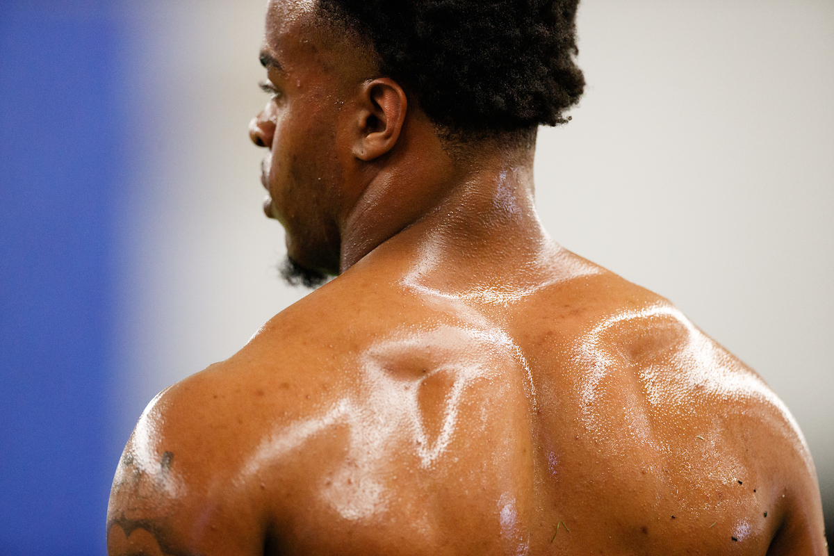Kelvin Joseph.

Kentucky football Proday.

Photo by Elliott Hess | UK Athletics