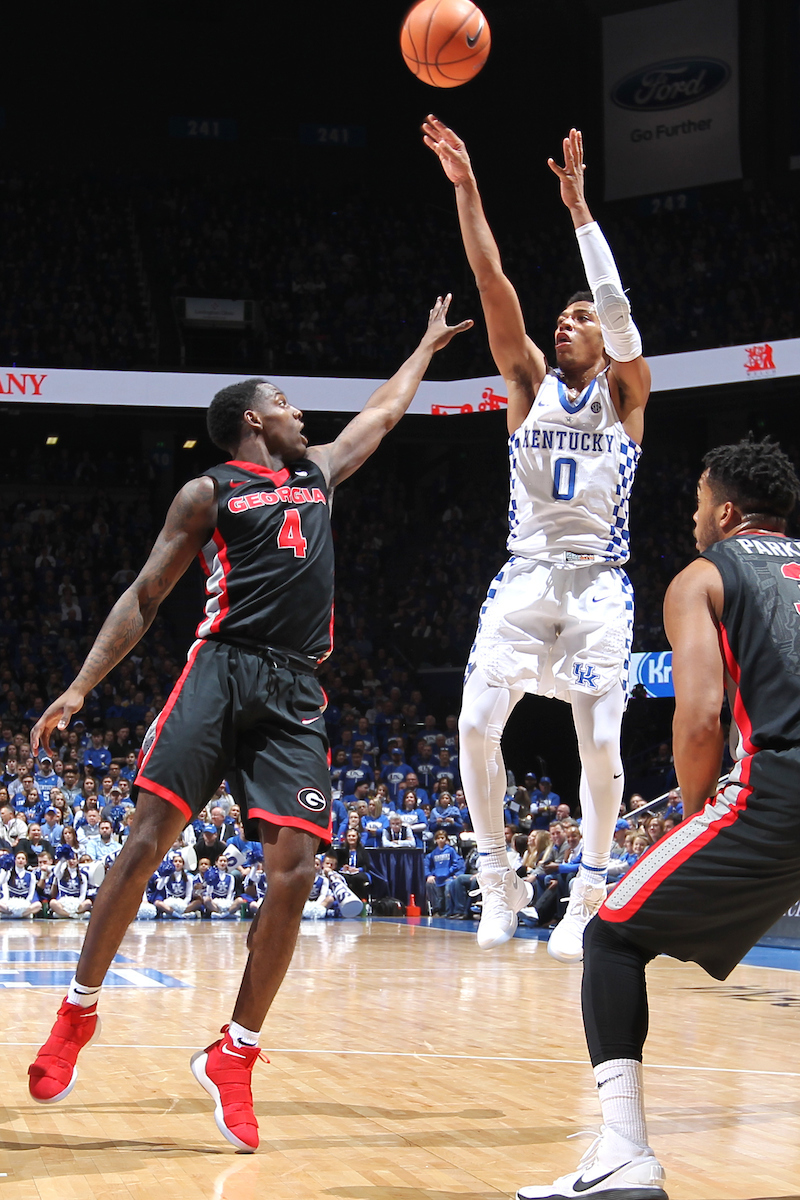 Quade Green.

The University of Kentucky men's basketball team beat Georgia 66-61 on Sunday, December 31, 2017 at Rupp Arena in Lexington, Ky. 

Photo by Quinn Foster I UK Athletics