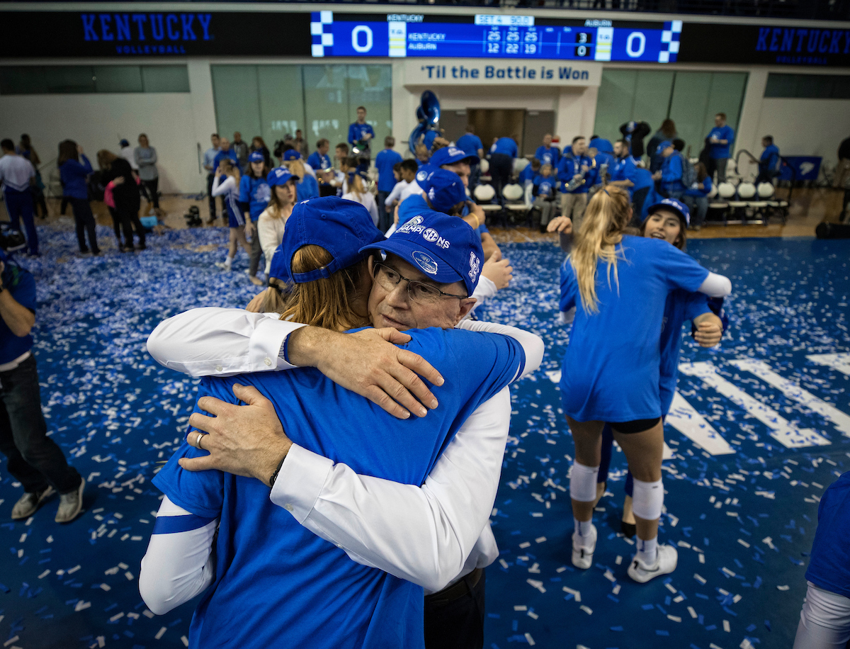 as Kentucky defeated  Auburn 3-0 on November 24, 2018.  Photo by Mark Cornelison | UKphoto
