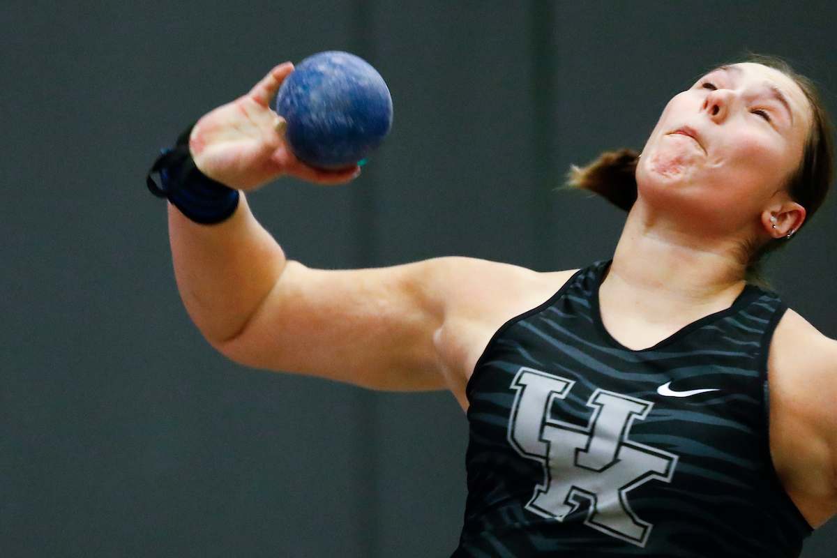 Molly Leppelmeier.

Day one of the 2019 SEC Indoor Track and Field Championships.

Photo by Chet White | UK Athletics