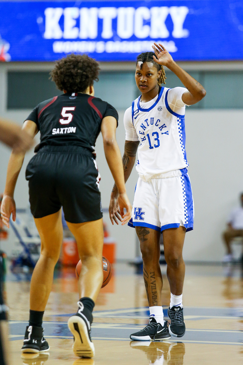 Jazmine Massengill.

Kentucky falls to South Carolina 75-70.

Photo by Hannah Phillips | UK Athletics