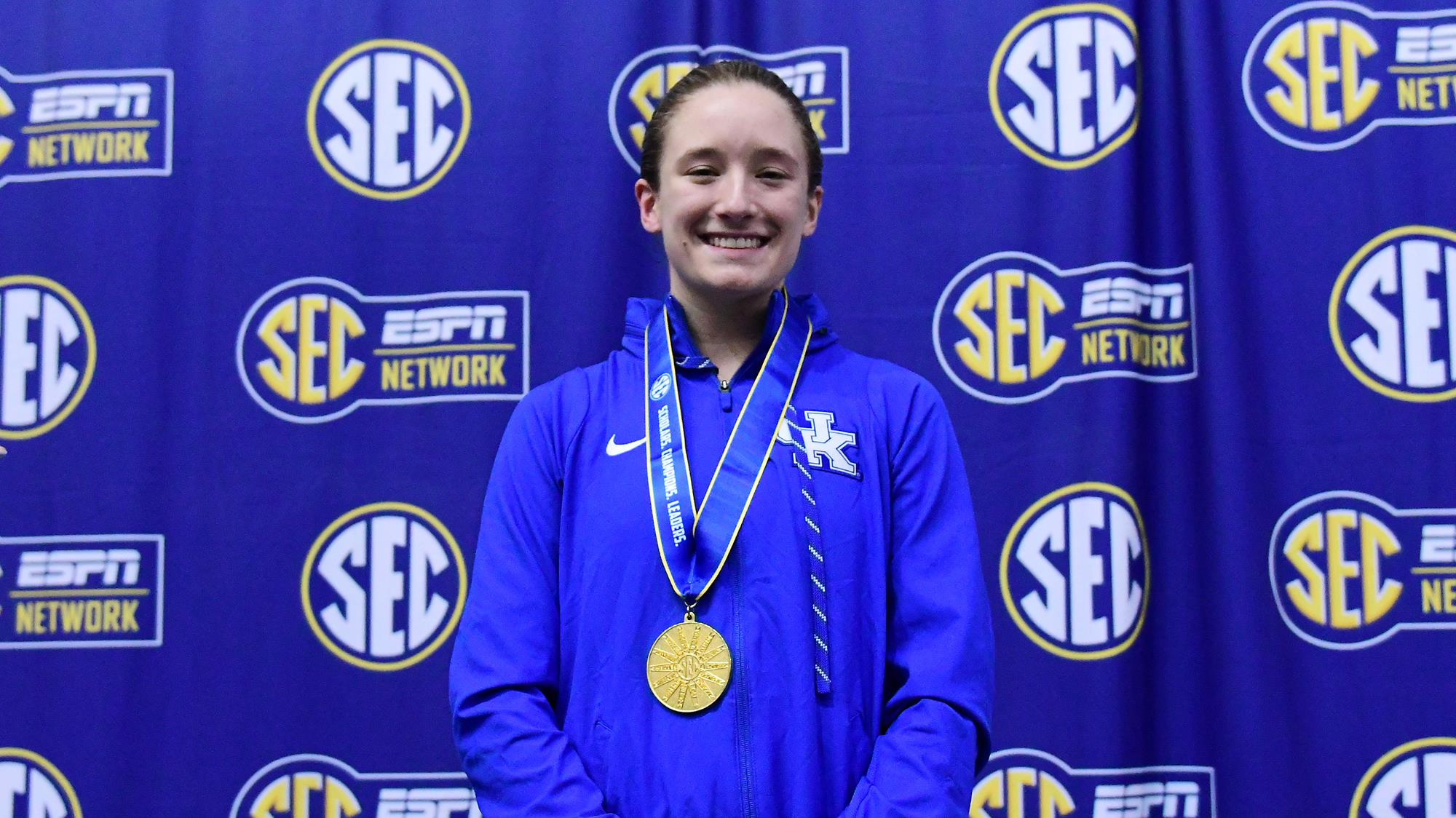 Best of '19-'20: Knight Wins SEC Diving Title