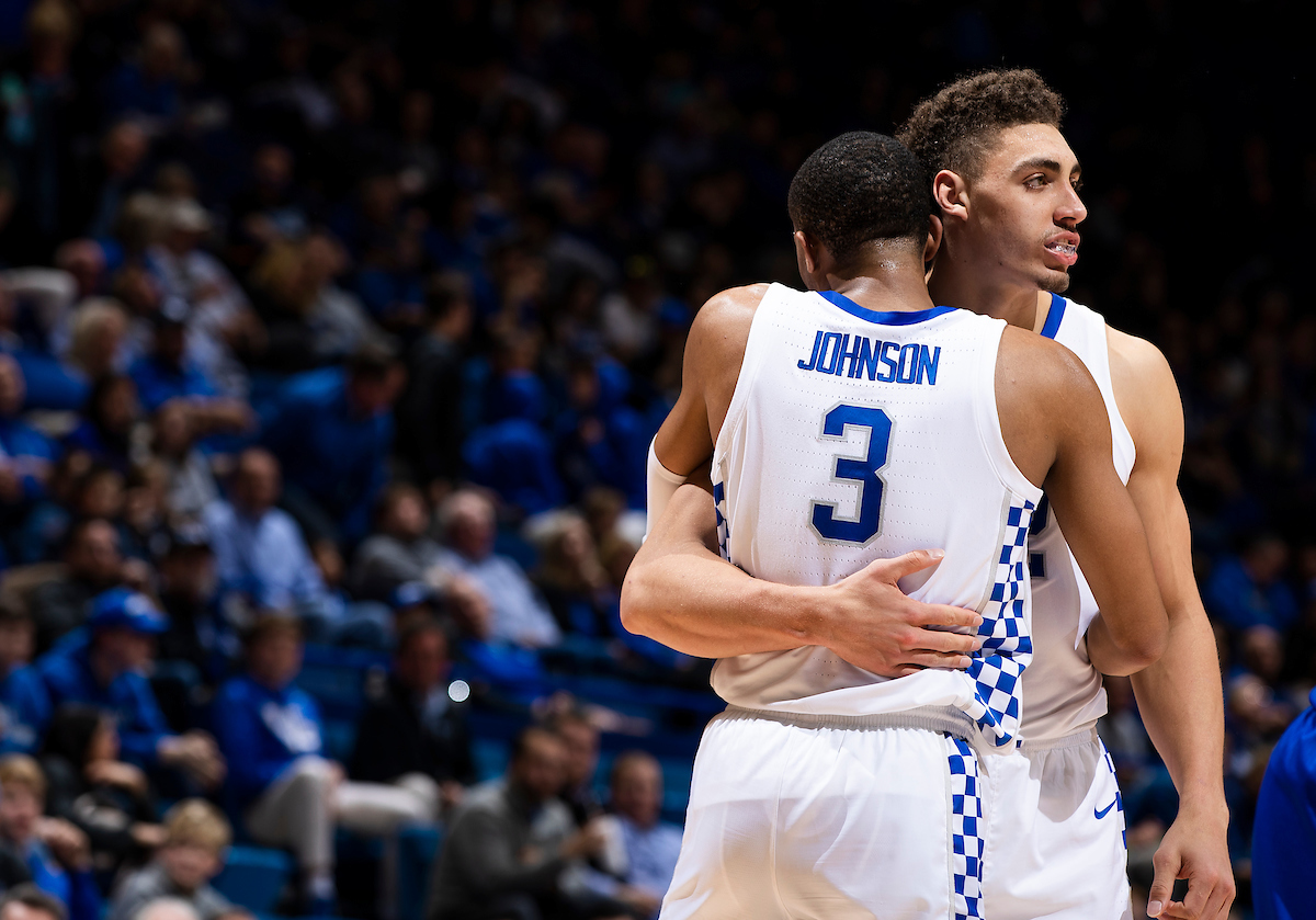 Keldon Johnson. Reid Travis.

Kentucky beat Tennessee State 77-62.

Photo by Chet White | UK Athletics