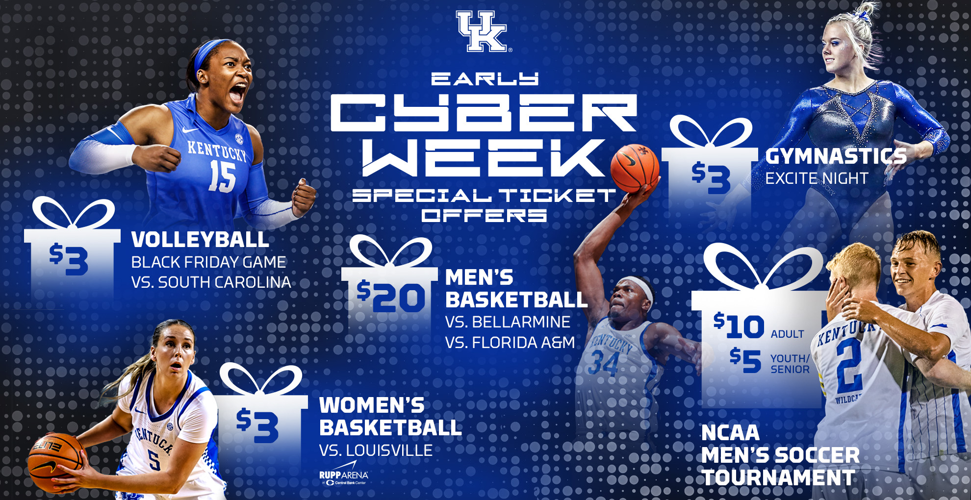 UK Athletics Early Cyber Week Ticket Specials