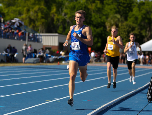 during the Pepsi Florida Relays at James G. Pressly Stadium on Saturday, March 30, 2019 in Gainesville, Fla. (Photo by Matt Stamey)