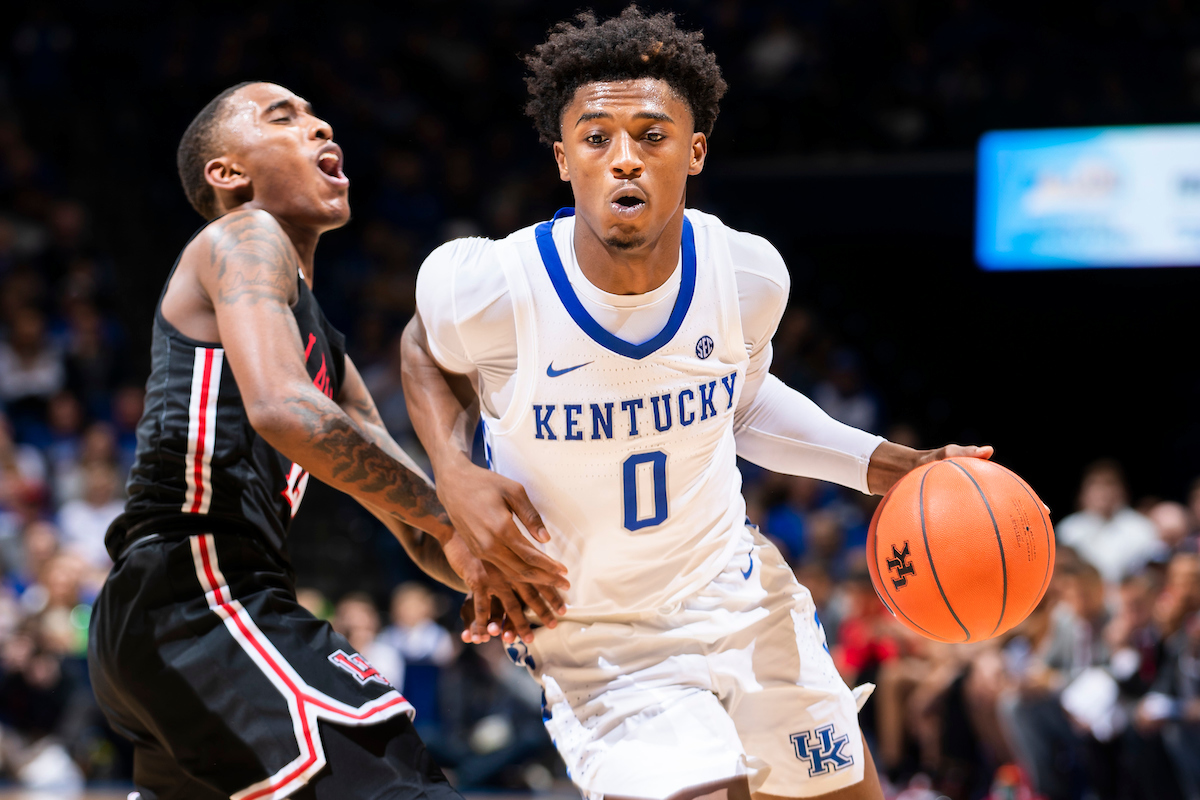 Ashton Hagans.

Kentucky beat Lamar 81-56.

Photo by Chet White | UK Athletics