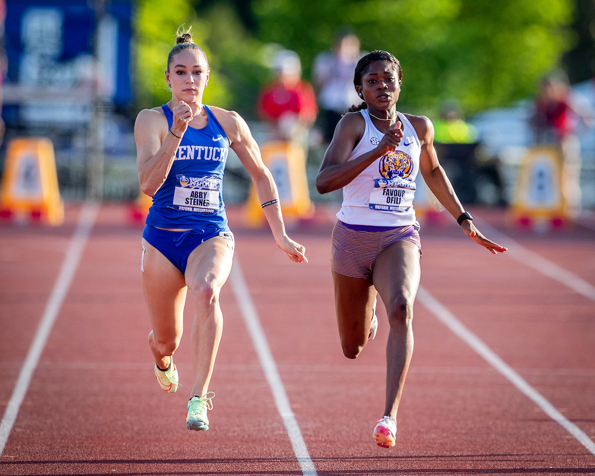 Abby Steiner.

SEC Outdoor Track and Field Championships Day 3.

Photo by Chet White | UK Athletics