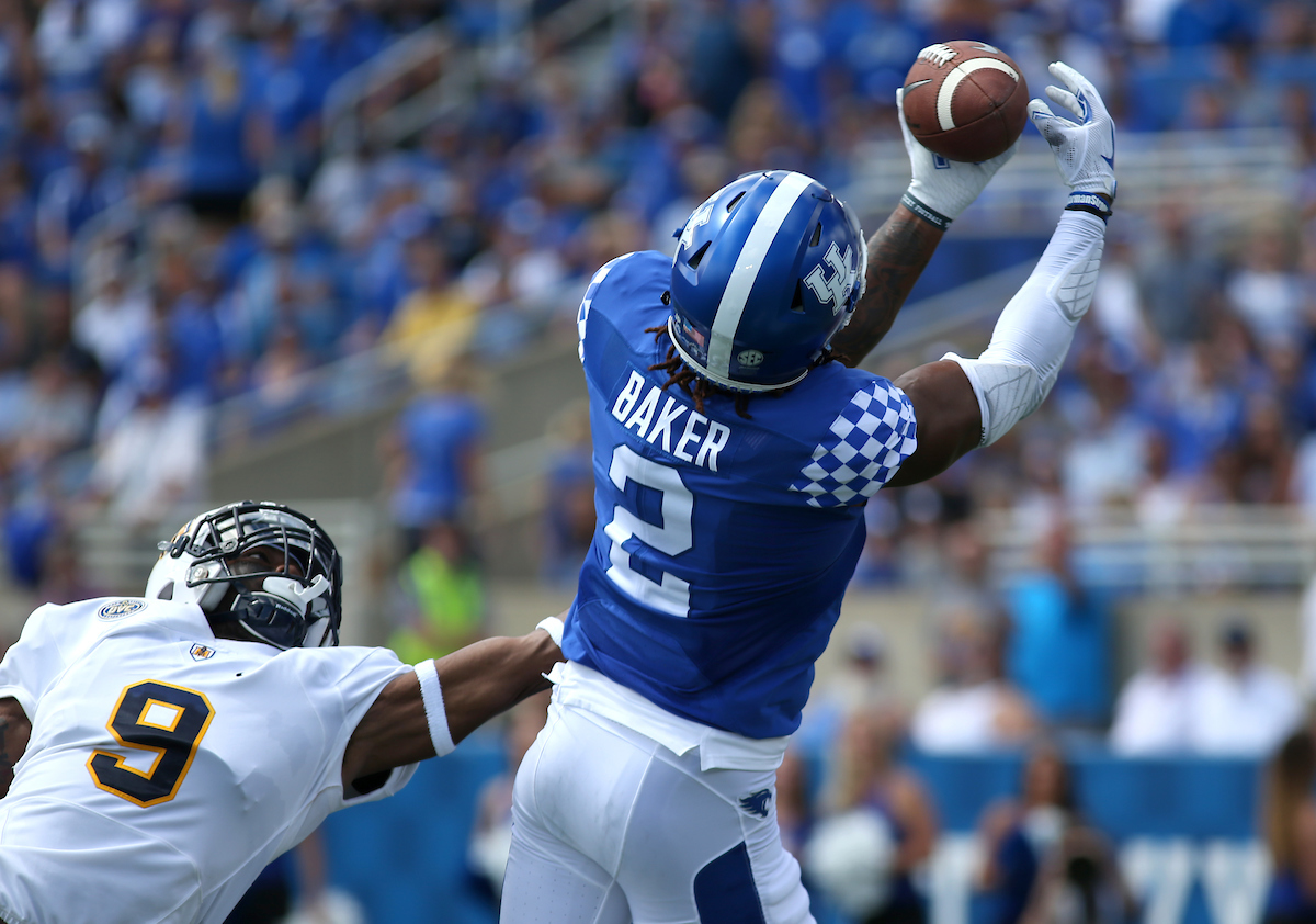 Dorian Baker

UK football beats Murray State 48-10.


Photo By Barry Westerman | UK Athletics