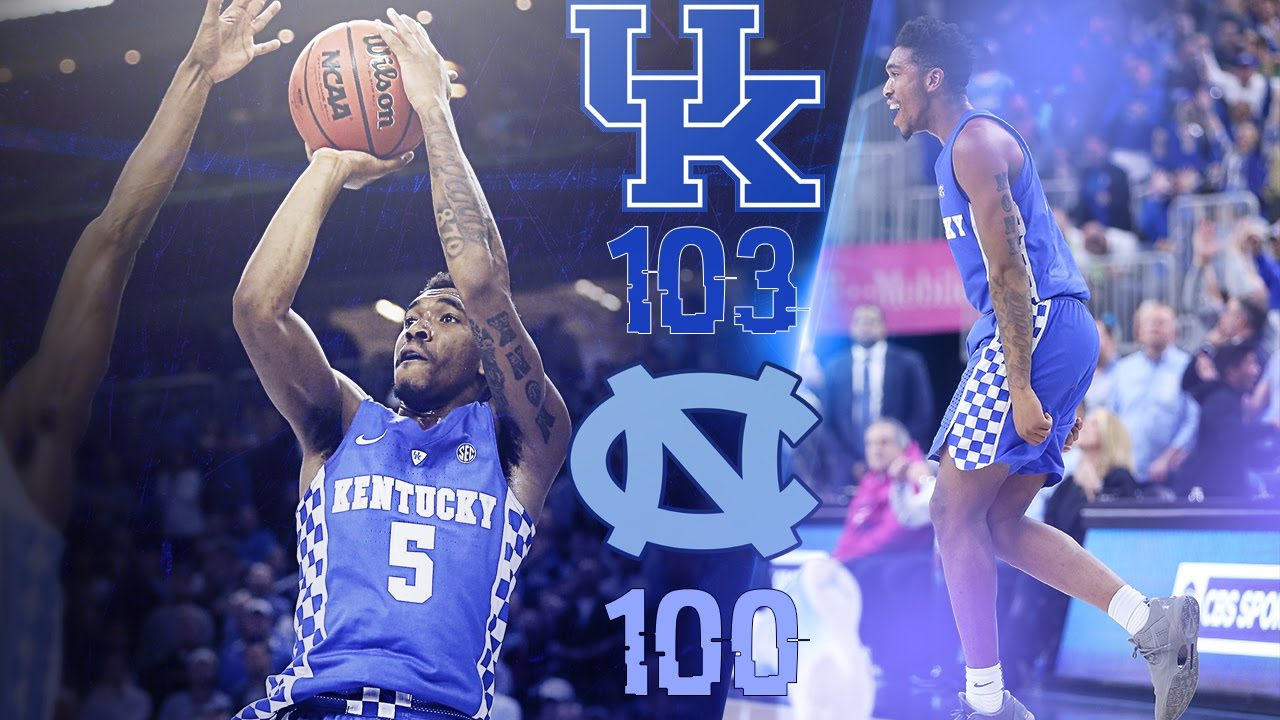 MBB: Kentucky 103, North Carolina 100