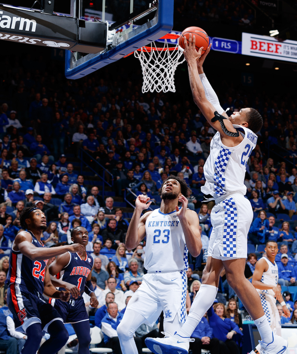 PJ Washington.


Kentucky beats Auburn, 80 - 53.

Photo by Elliott Hess | UK Athletics