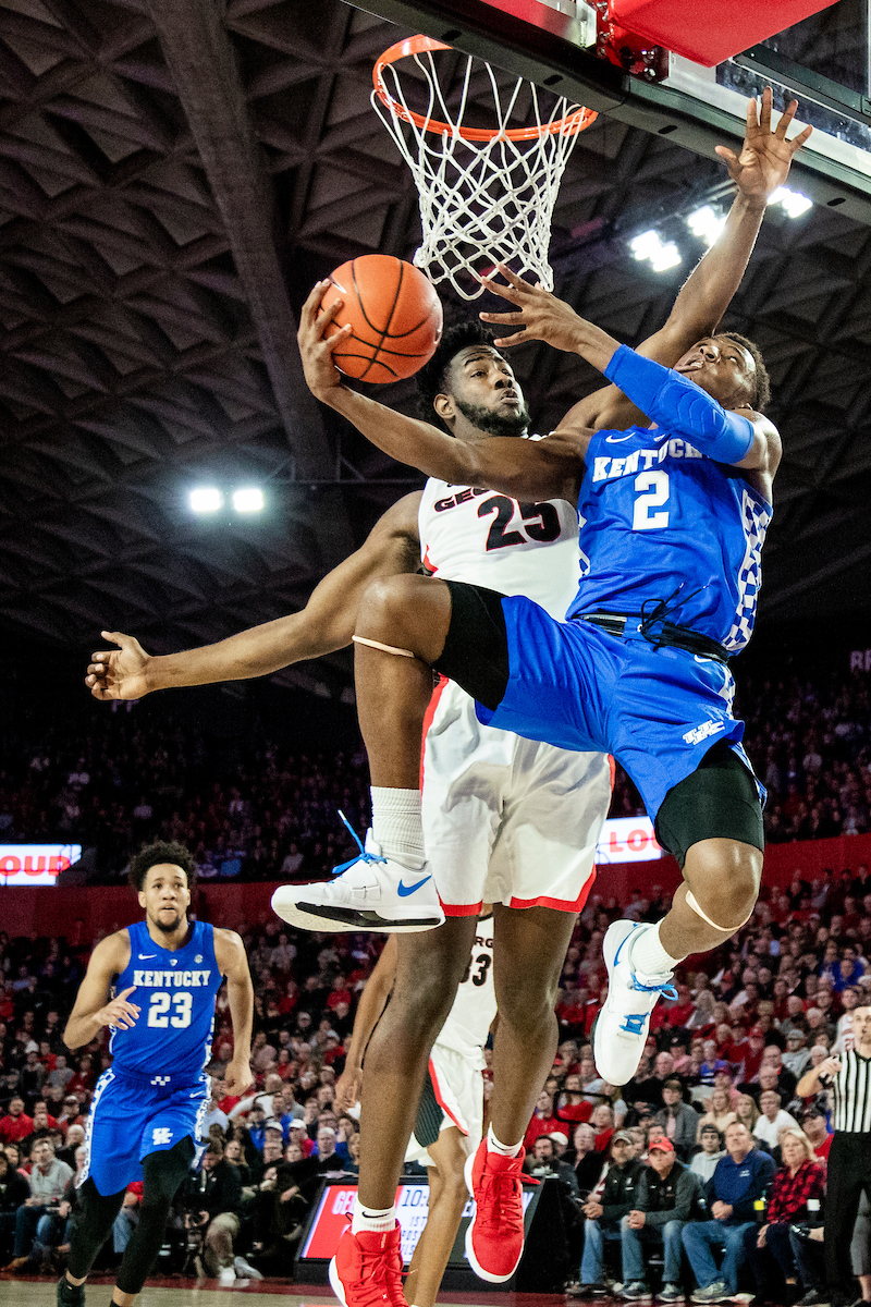 Ashton Hagans.

Kentucky beat Georgia 69-49 at Stegeman Coliseum in Athens, Ga., on Tuesday, January 15, 2019.

Photo by Chet White | UK Athletics