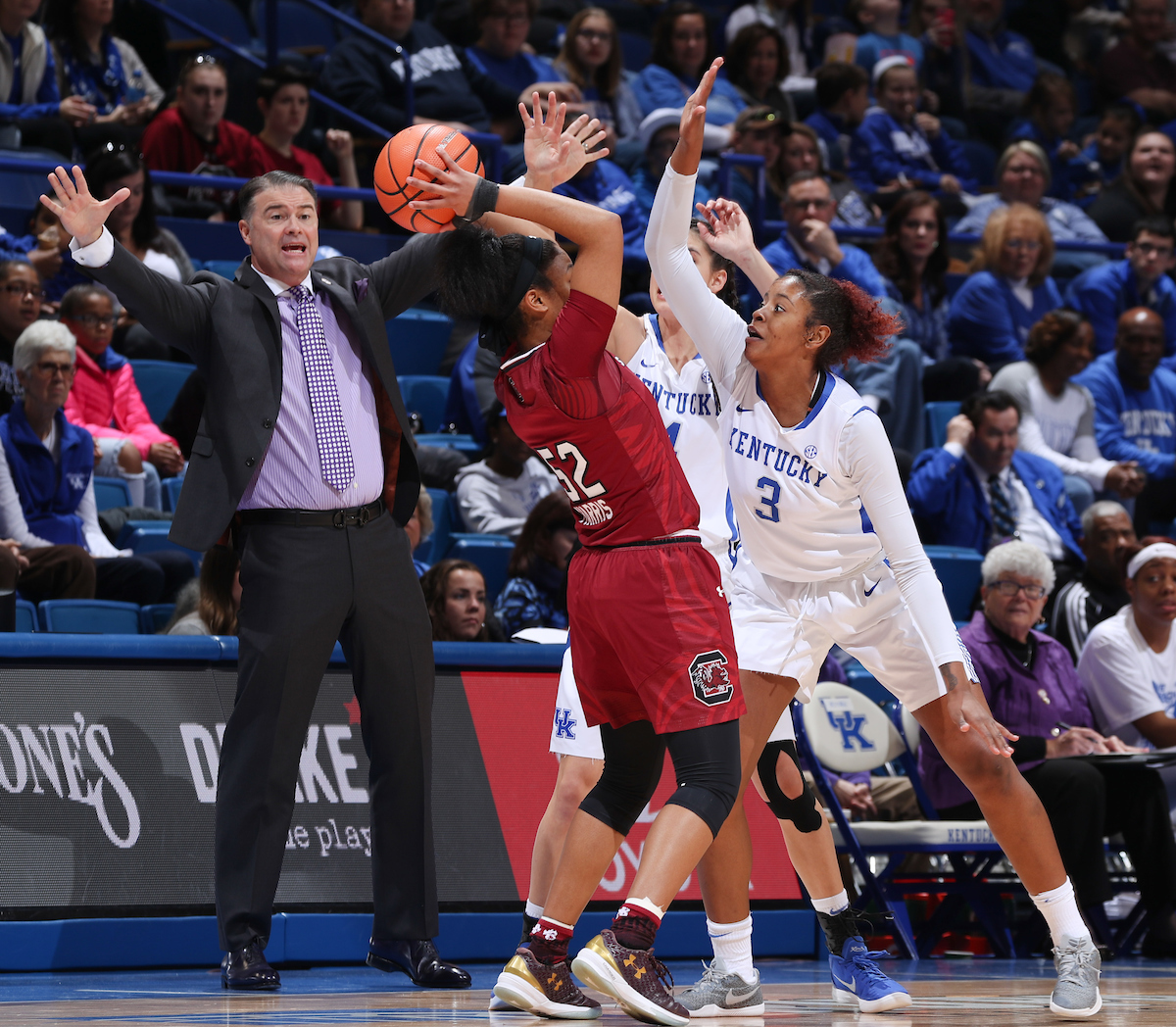KeKe McKinney

The University of Kentucky women's basketball team falls to South Carolina on Sunday, January 21, 2018 at Rupp Arena in Lexington, Ky.

Photo by Elliott Hess | UK Athletics