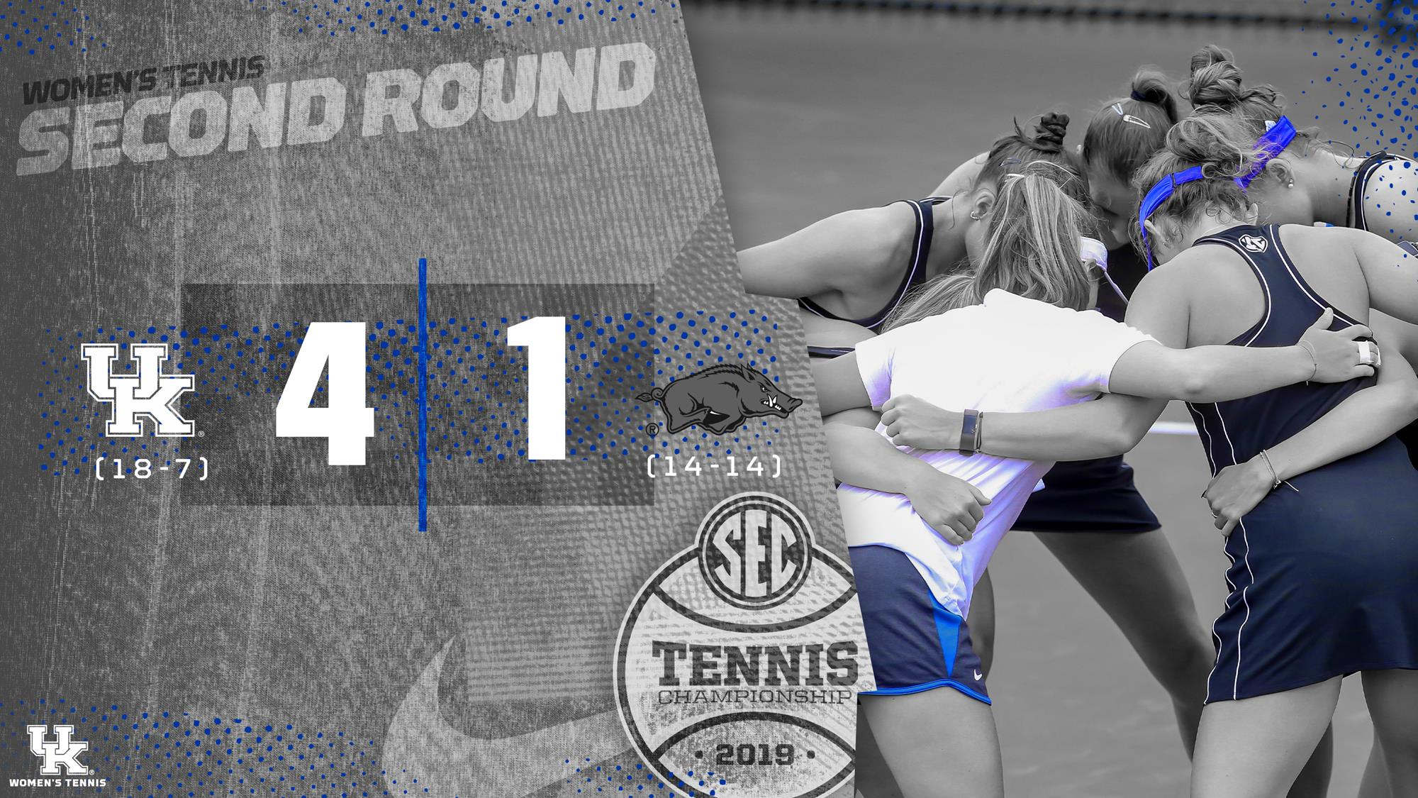 UK Women’s Tennis Defeats Razorbacks in Second Round of 2019 SEC Championship