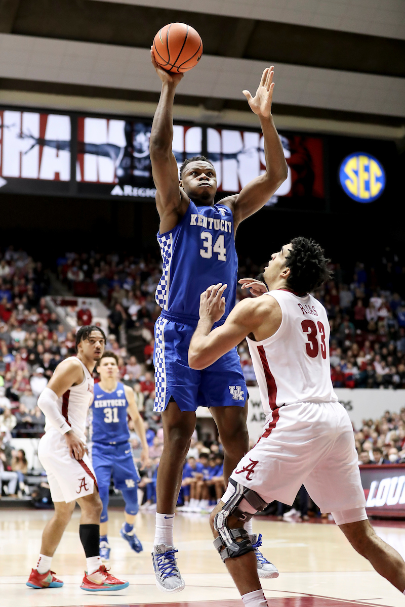 Oscar Tshiebwe.

Kentucky beat Alabama 66-55.

Photos by Chet White | UK Athletics
