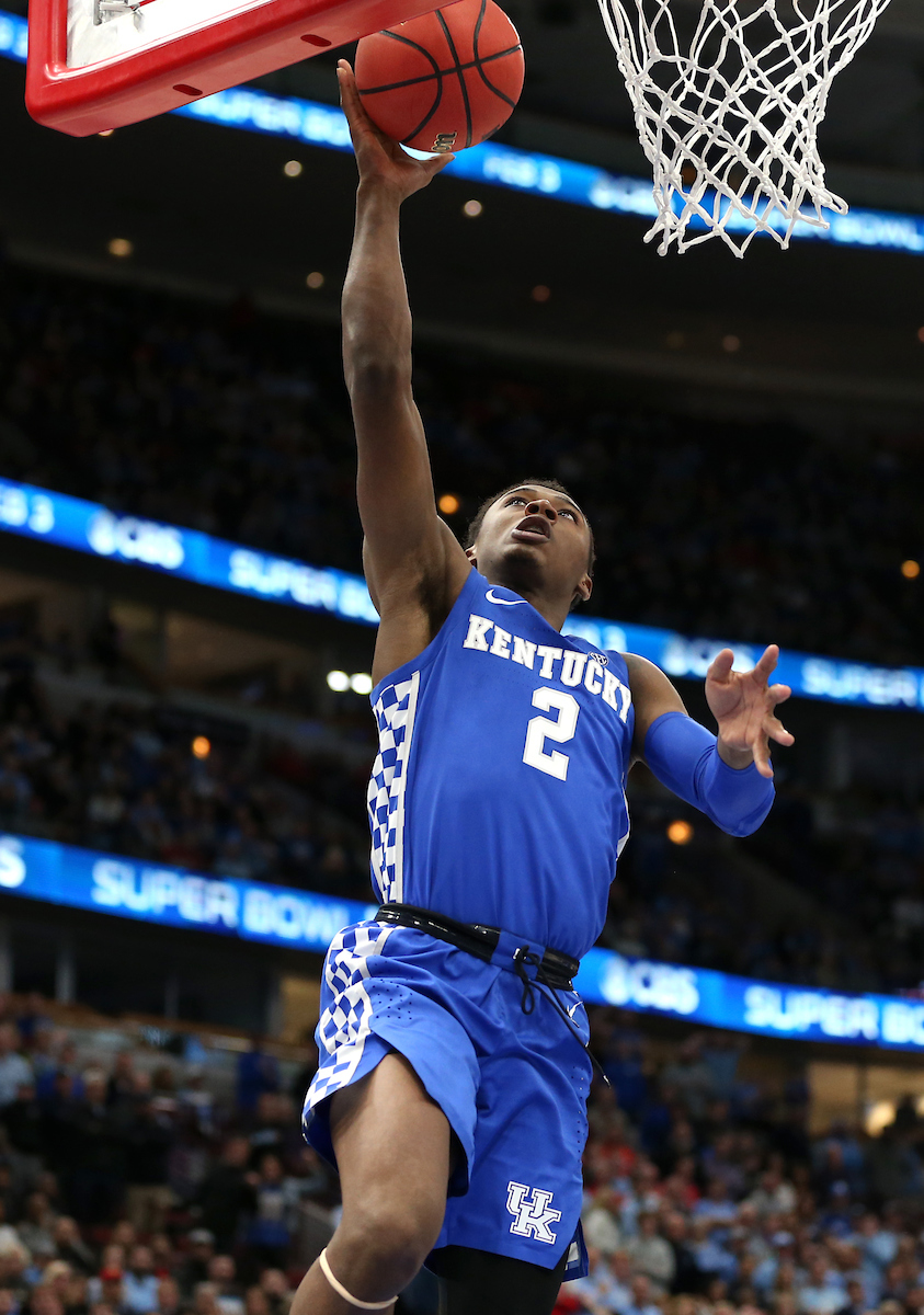 Ashton Hagans. 

UK beats to UNC 80-72. 


Photo By Barry Westerman | UK Athletics