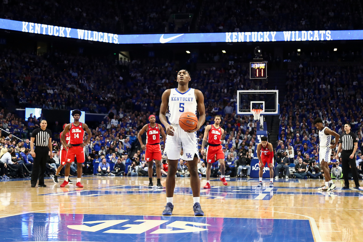 Immanuel Quickley.

UK beat Ole Miss 67-62.

Photo by Chet White | UK Athletics