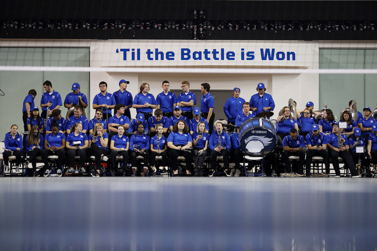 Band.

The University of Kentucky volleyball team defeats Ole Miss.

Photo by Quinn Foster