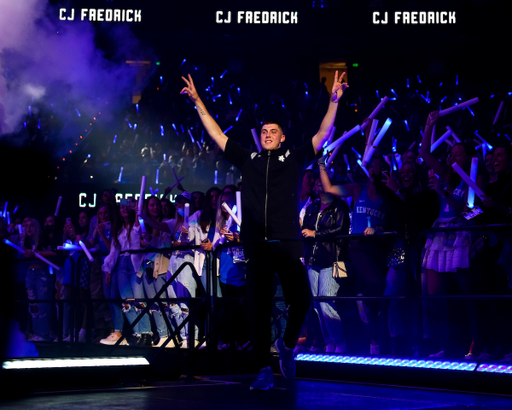 CJ Fredrick. Big Blue Madness.Photo by Eddie Justice | UK Athletics