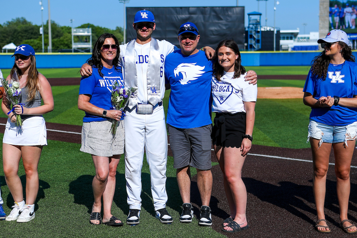 Jacob Plastiak.

2022 Kentucky Baseball Senior Day.

Photo by Sarah Caputi | UK Athletics
