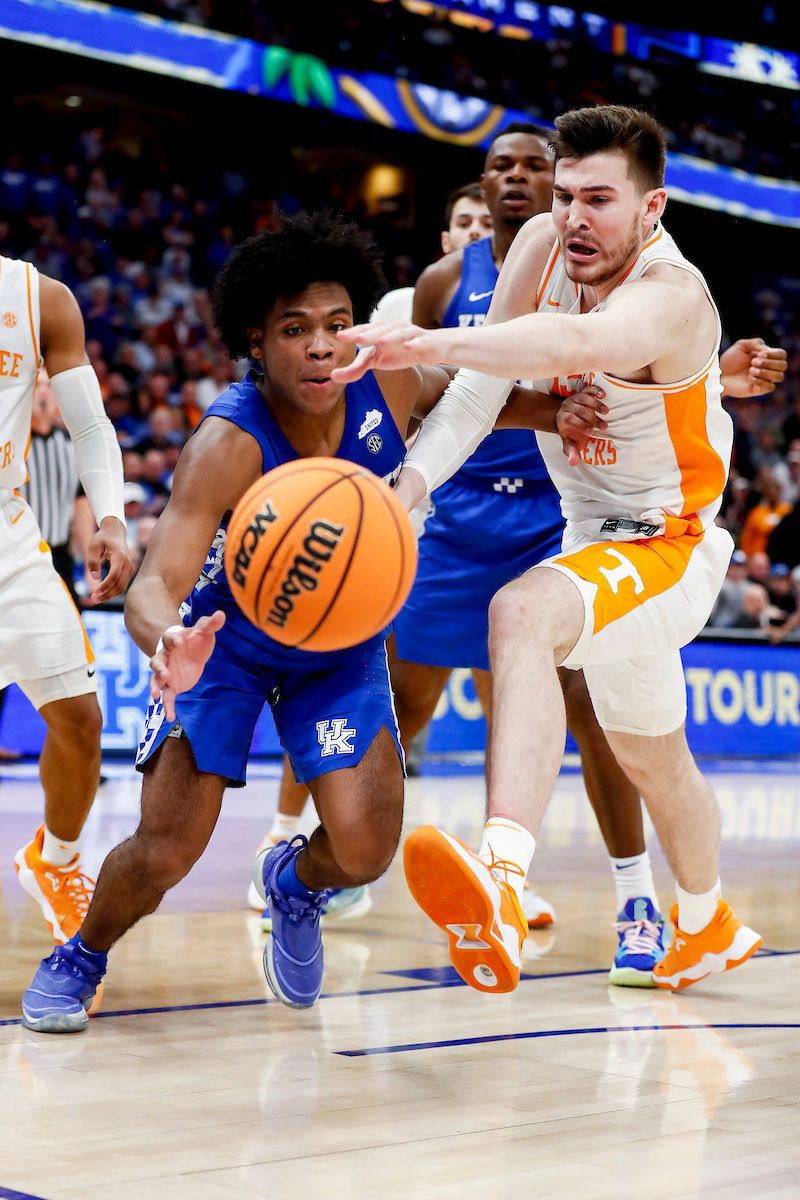 Sahvir Wheeler.

Kentucky loses to Tennessee 69-62.

Photos by Chet White | UK Athletics