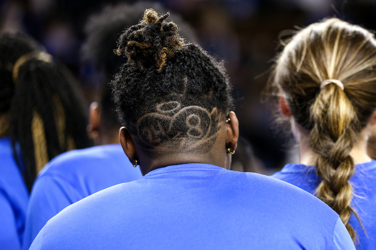 DreUna Edwards. 

Kentucky beat Alabama 66 - 62. 

Photo by Eddie Justice | UK Athletics