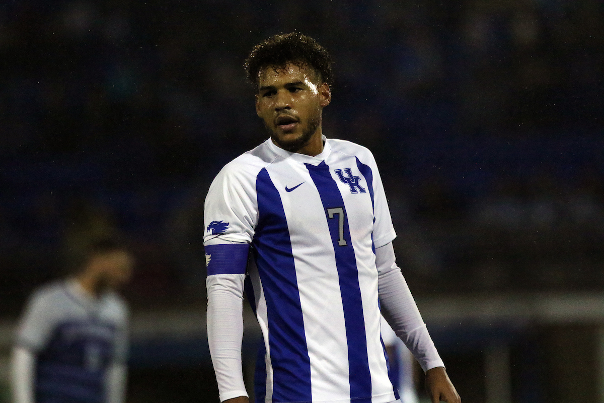 JJ Williams.

UK men's soccer defeats ODU to win Conference USA on Friday, November 2nd, 2018 at The Bell in Lexington, Ky.

Photo by Alex Martens.