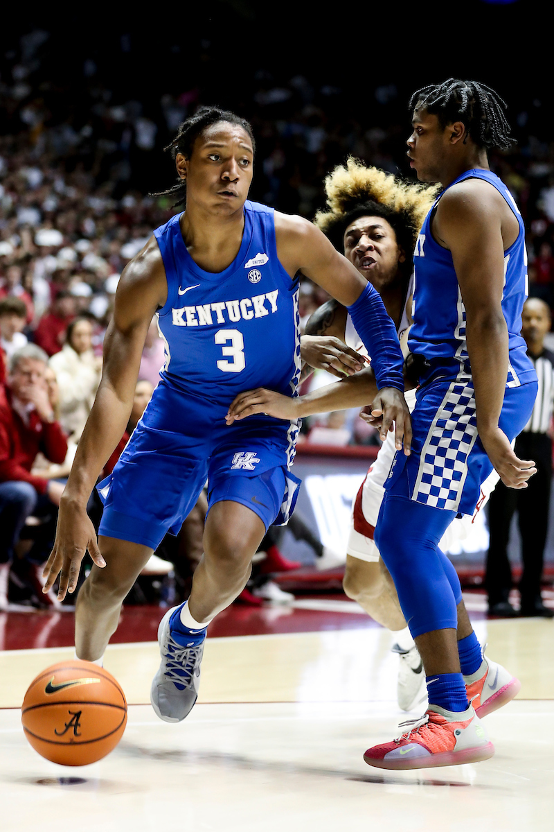 TyTy Washington Jr. Sahvir Wheeler.

Kentucky beat Alabama 66-55.

Photos by Chet White | UK Athletics