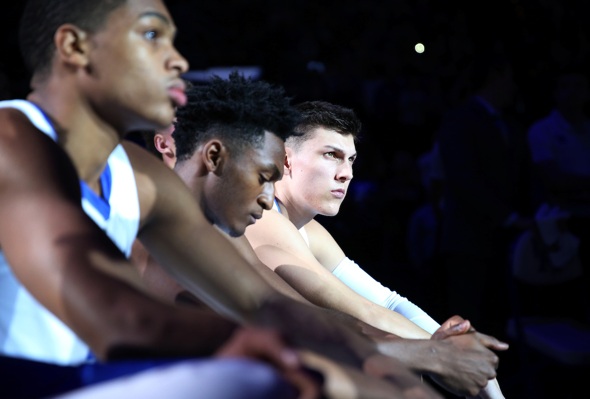 Tyler Herro


Men's Basketball beats North Dakota 96-58.

Photo by Britney Howard  | UK Athletics