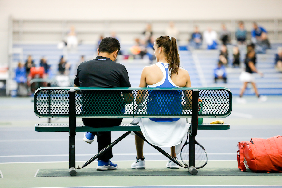 Kentucky women's tennis hosts Kennesaw State.

Photo by Isaac Janssen | UK Athletics