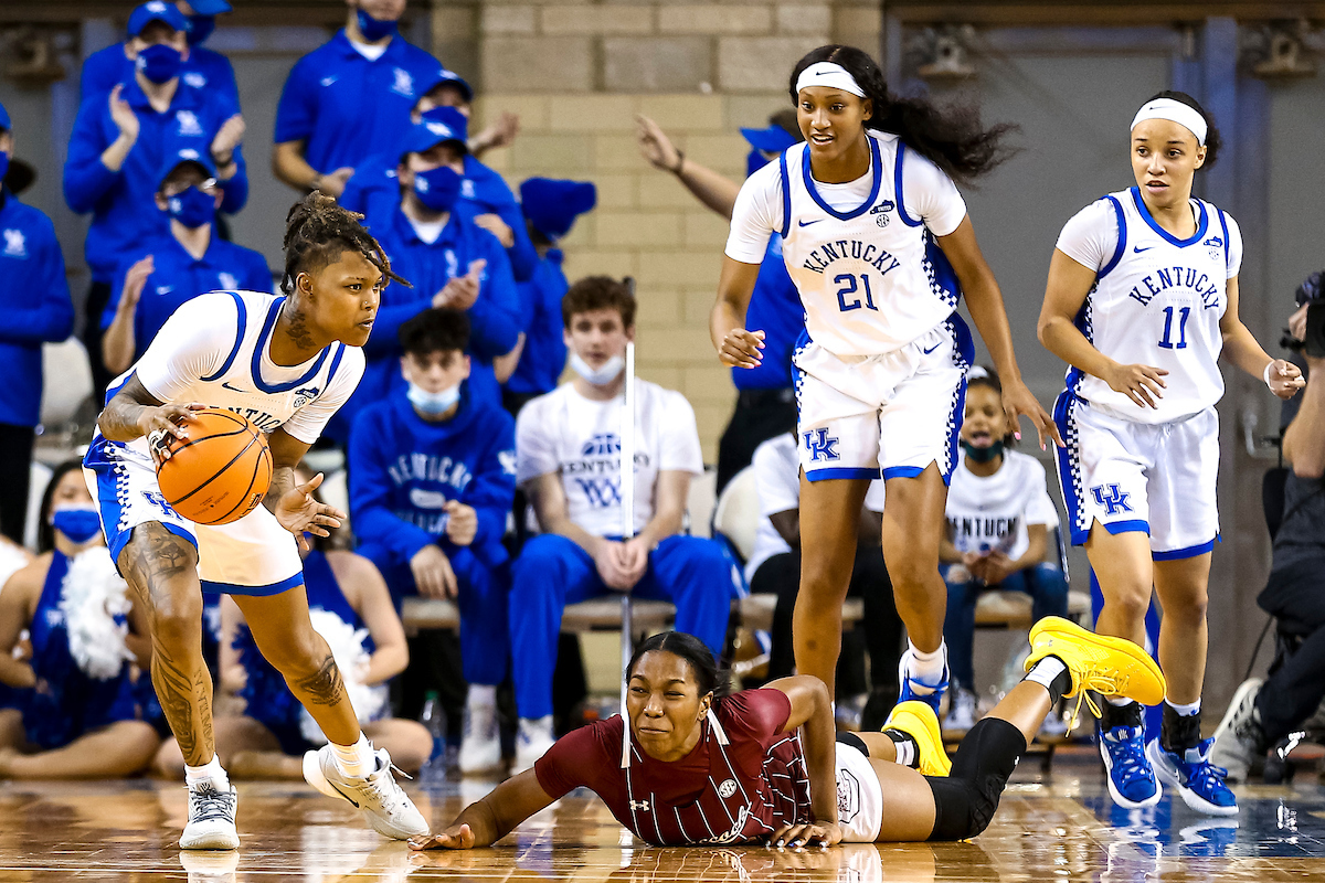 Jazmine Massengill.

Kentucky loses to South Carolina 59-50..

Photo by Eddie Justice | UK Athletics