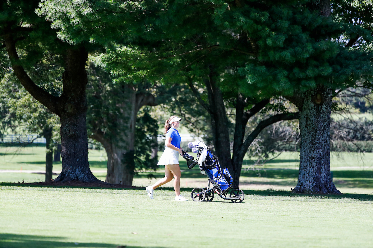 Ryan Bender.

Women's golf practice.

Photo by Chet White | UK Athletics