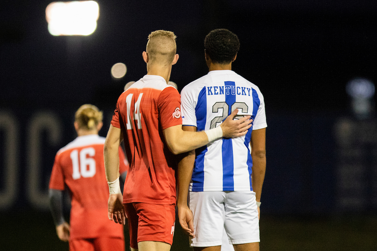 Nicolas Blassou.

Kentucky defeats Ohio State University 2-1.

Photo by Grace Bradley | UK Athletics