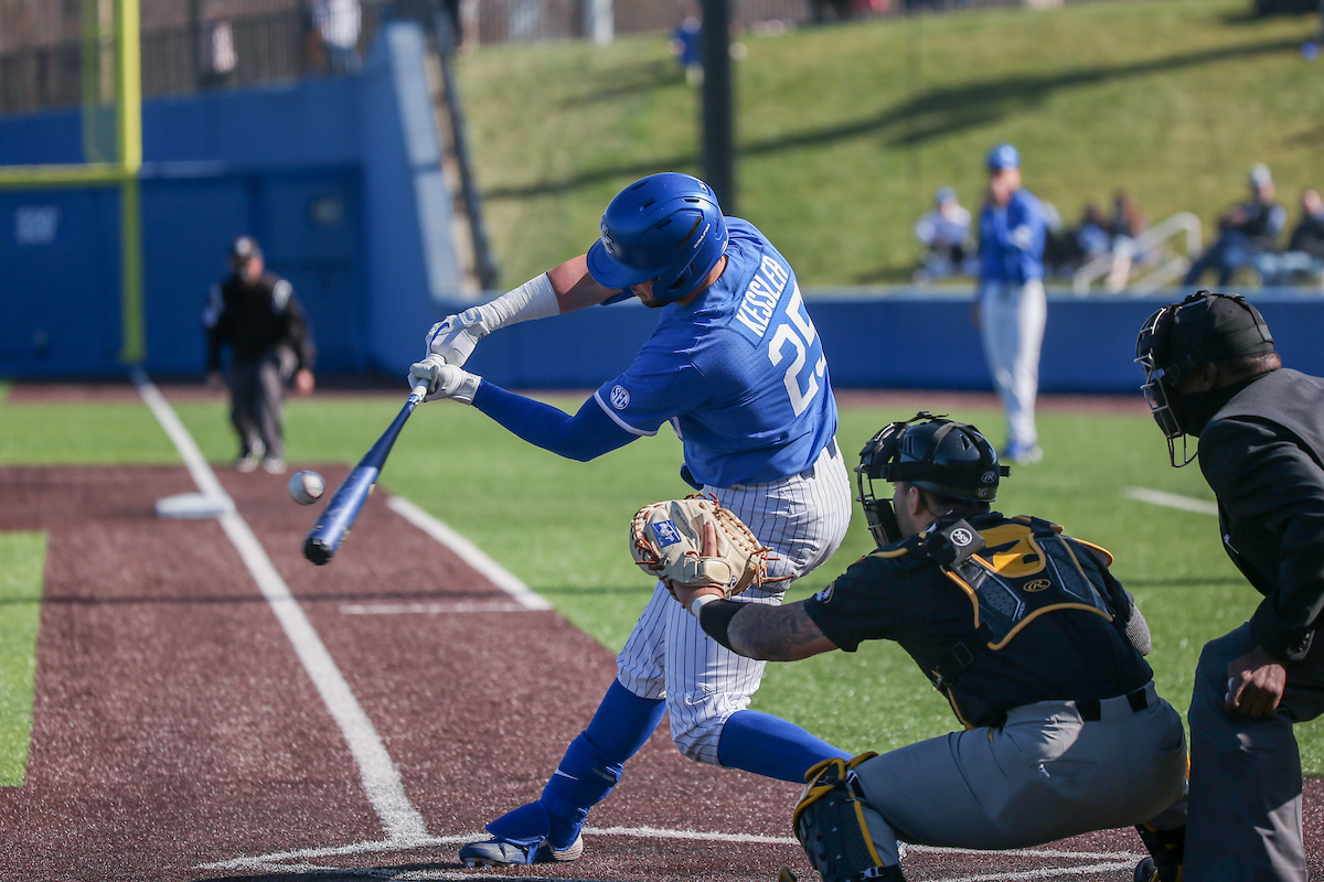 Coltyn Kessler.

Kentucky beats Mizzou 5 - 4.

Photo by Sarah Caputi | UK Athletics