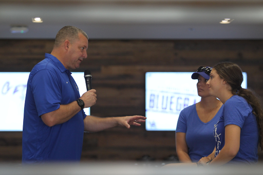 Freddie Maggard.

Women's clinic hosted by Kentucky Football on July 28th, 2018 at Kroger Field in Lexington, Ky.

Photo by Quinlan Ulysses Foster I UK Athletics