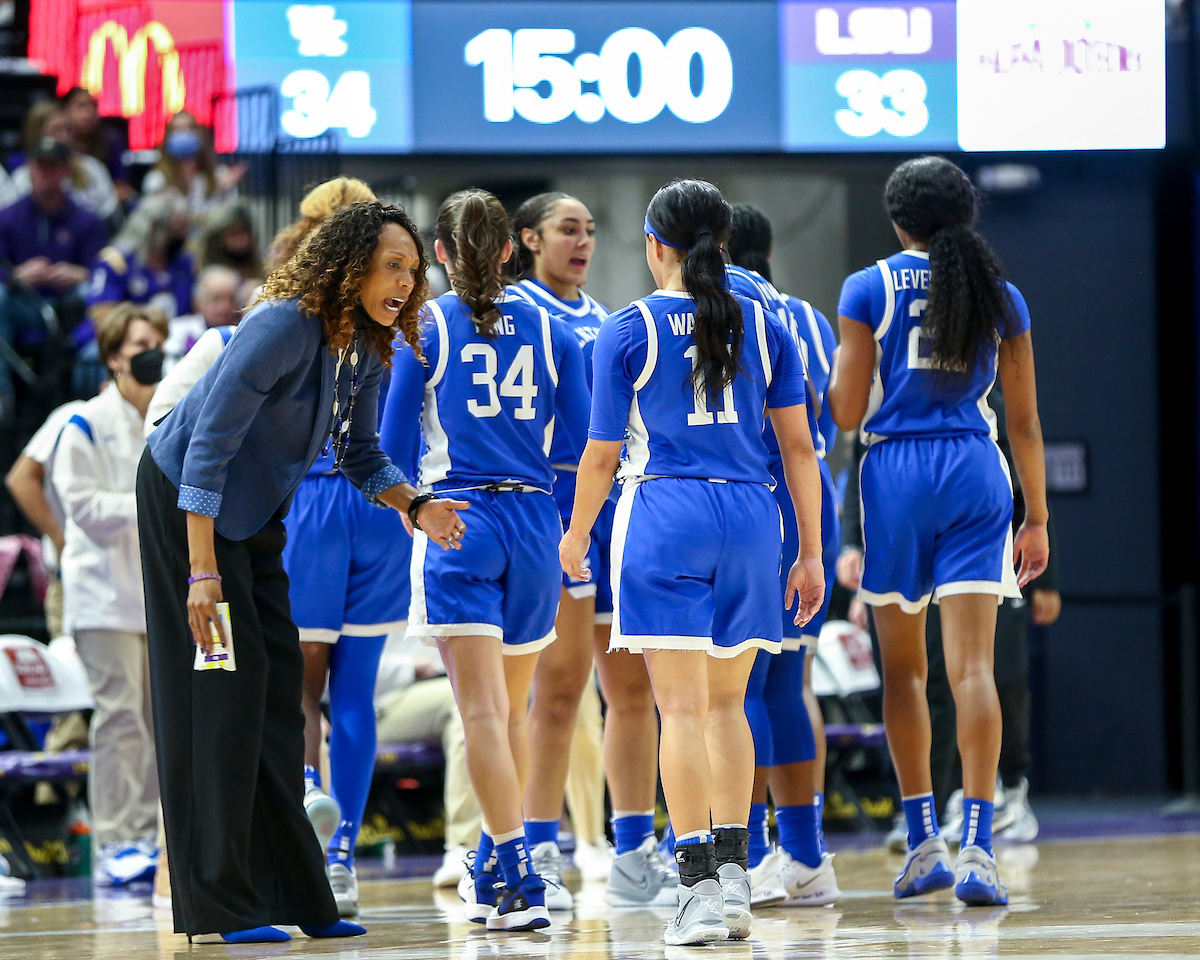 Team.

Kentucky loses to LSU 78-69.

Photo by Grace Bradley | UK Athletics