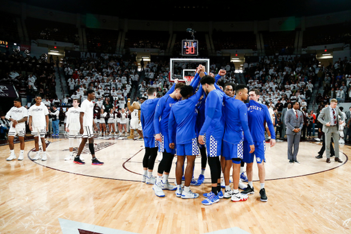 team. 

Kentucky beat Mississippi State 71-67 at Humphrey Coliseum in Starkville, MS.

Photo by Chet White | UK Athletics
