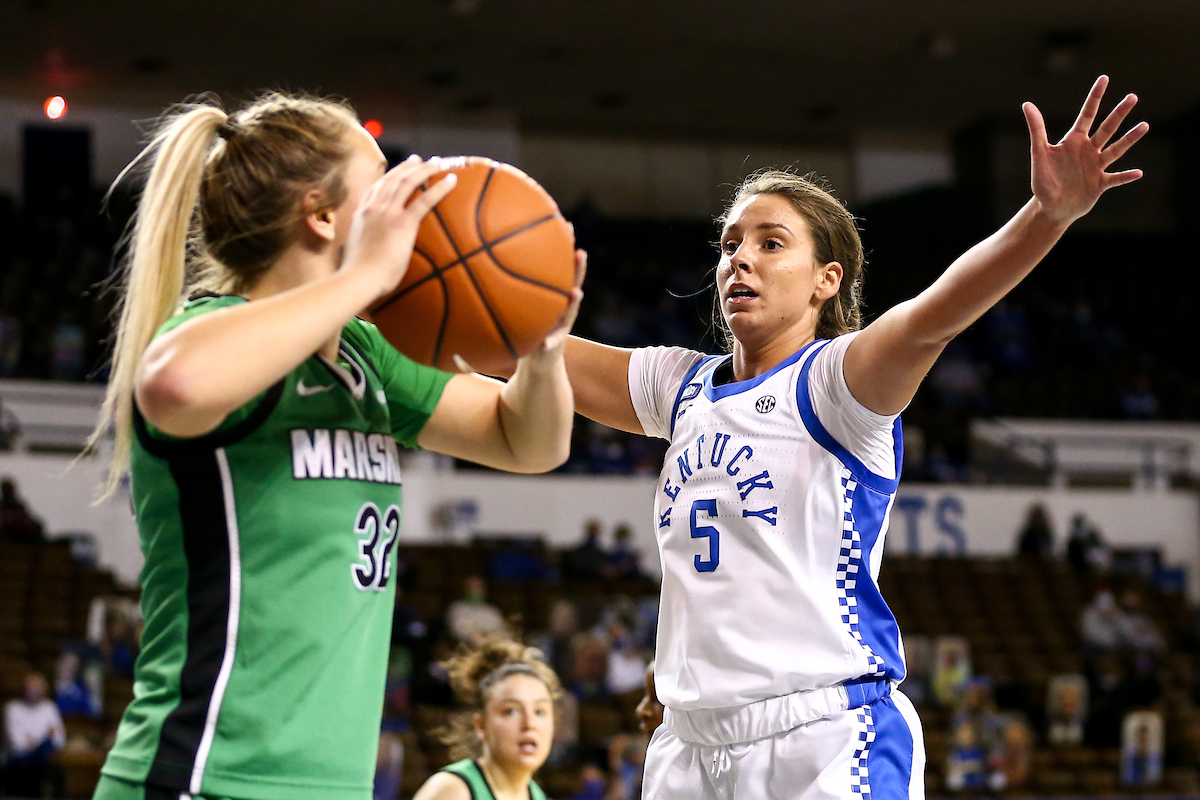 Blair Green.  

Kentucky beats Marshall 79-45.

Photo by Eddie Justice | UK Athletics