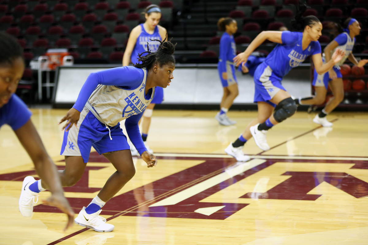 Amanda Paschal

The University of Kentucky women's basketball team practice on January 4, 2018 at Reed Arena. 

Photo by Britney Howard | UK Athletics