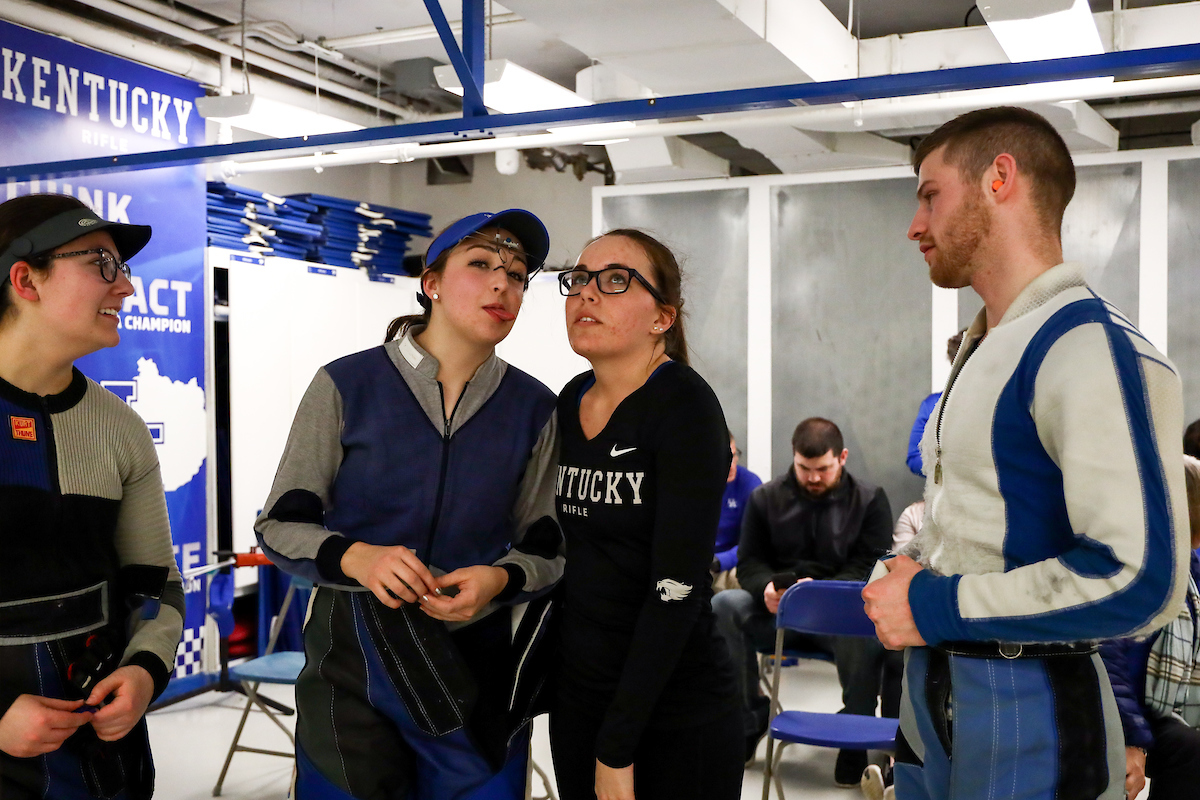 Emmie Sellers. 

Kentucky vs Morehead State rifle.

Photo by Eddie Justice | UK Athletics