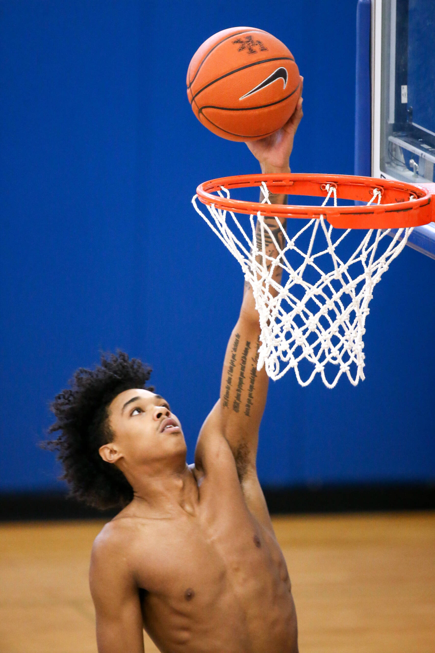 BJ Boston. 

Kentucky MBB Practice. 

Photo by Eddie Justice | UK Athletics
