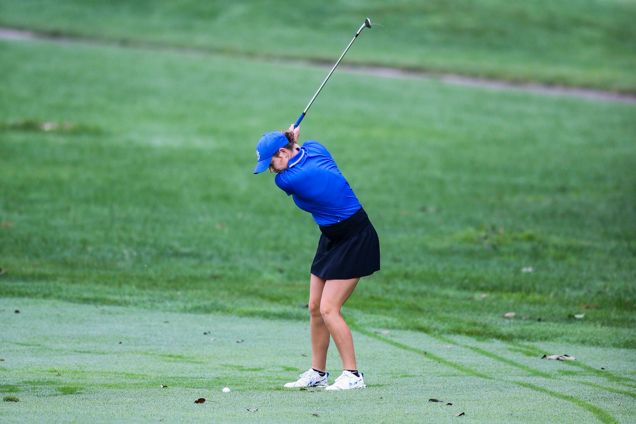 Casey Ott.

Kentucky women's golf practice at the University Club of Kentucky.

Photo by Grant Lee | UK Athletics
