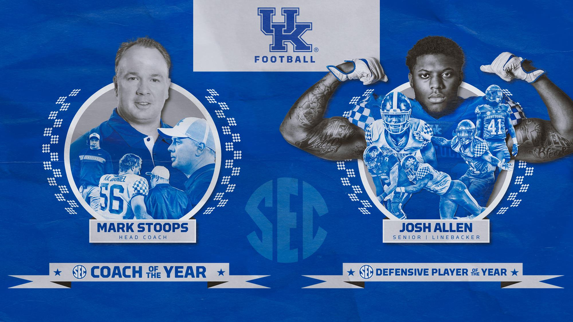 Stoops, Allen Earn Top Individual Honors from SEC Coaches