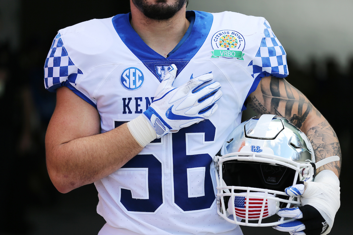 Kash Daniel
The UK Football team beat Penn State 27-24 in the Citrus Bowl. 

Photo by Britney Howard  | UK Athletics