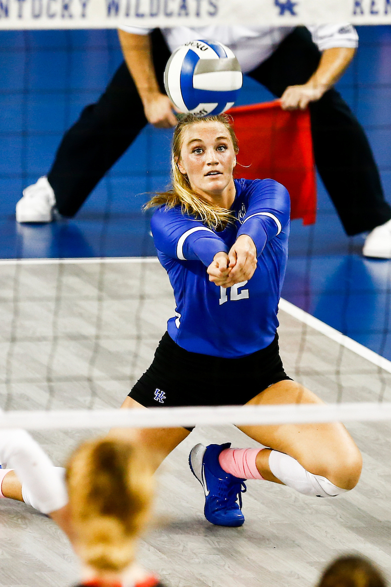Gabby Curry.

Kentucky falls to Georgia 2-3.

Photo by Hannah Phillips | UK Athletics