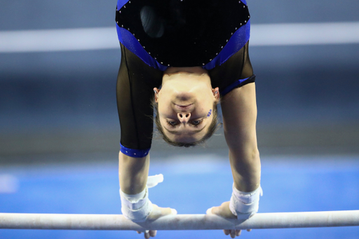 Ella Warren.

Gymnastics Blue-White Meet.

Photo by Chet White | UK Athletics